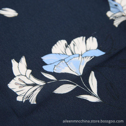 High Quality 100% Rayon Printed Flowers Fabric